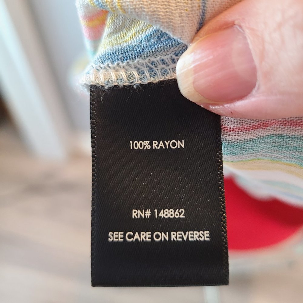 Torrid Sophie Multicolor Stripe Gauze Swing Cami Size 2 NWT - Picture 6 of 7